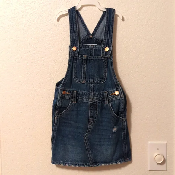 Old Navy Bottoms Old Navy Denim Jumper Skirt 4t Poshmark